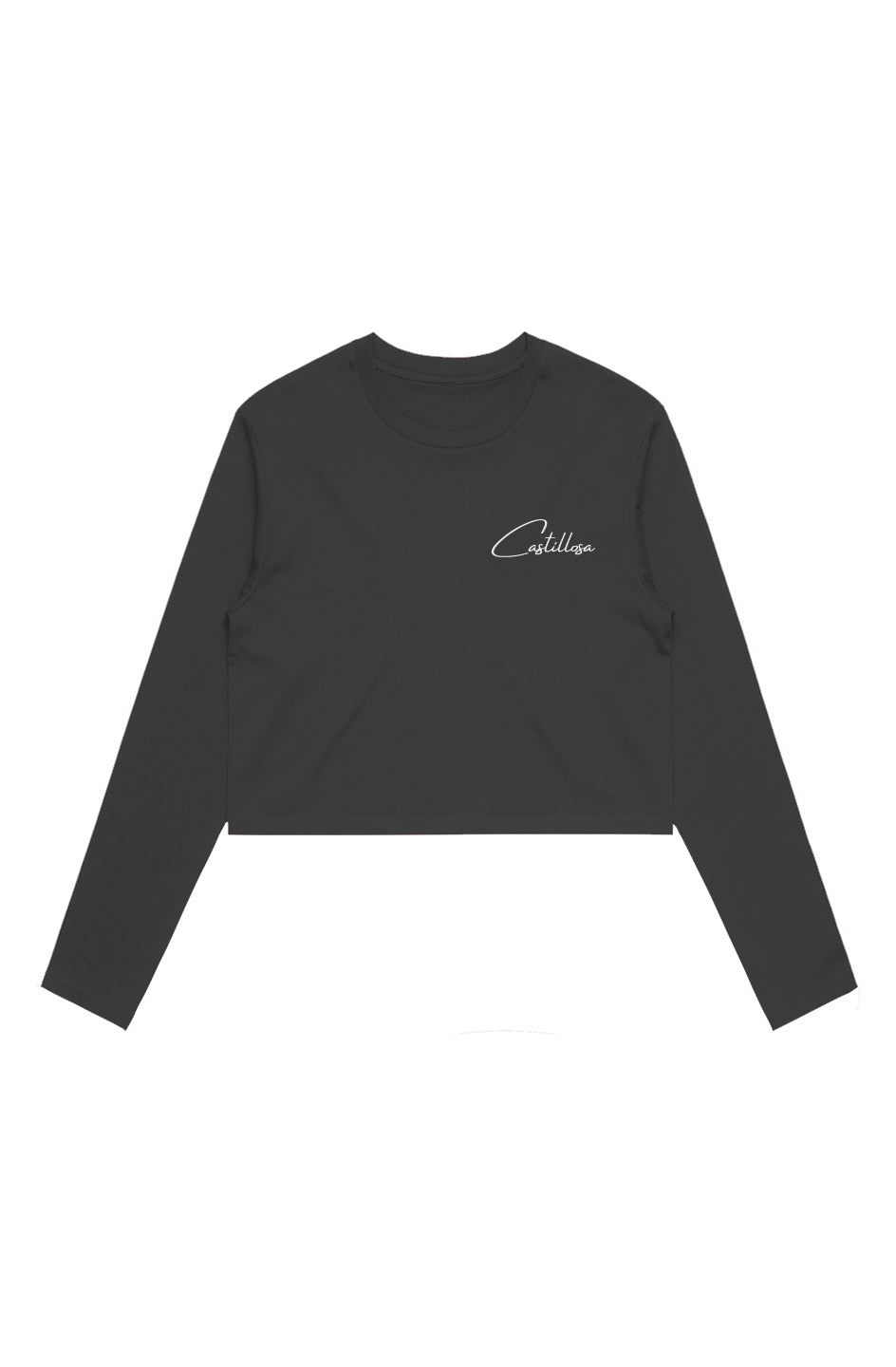 Wo's Crop L/S Tee black