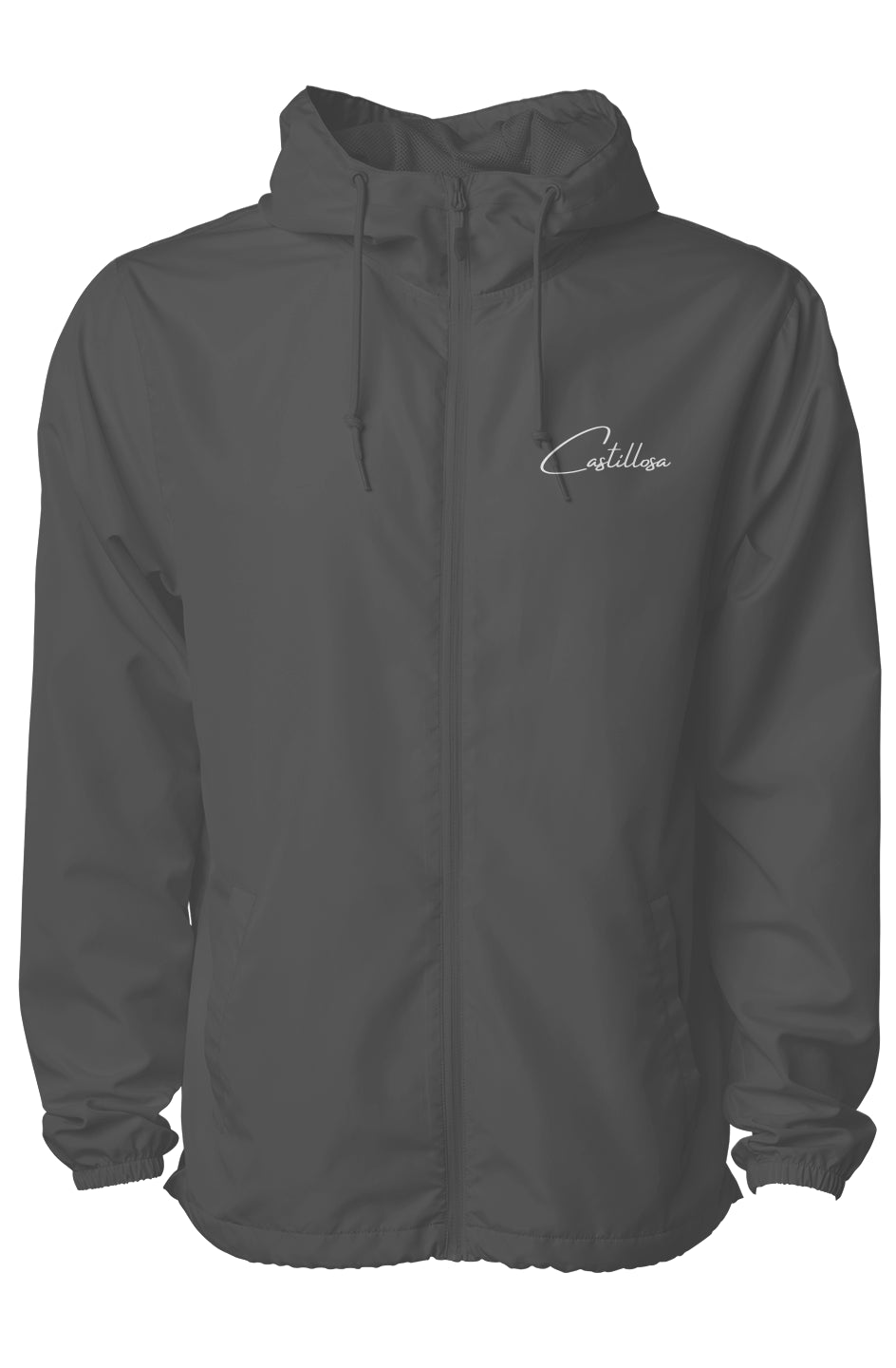 Water Resistant Lightweight Windbreaker man grey