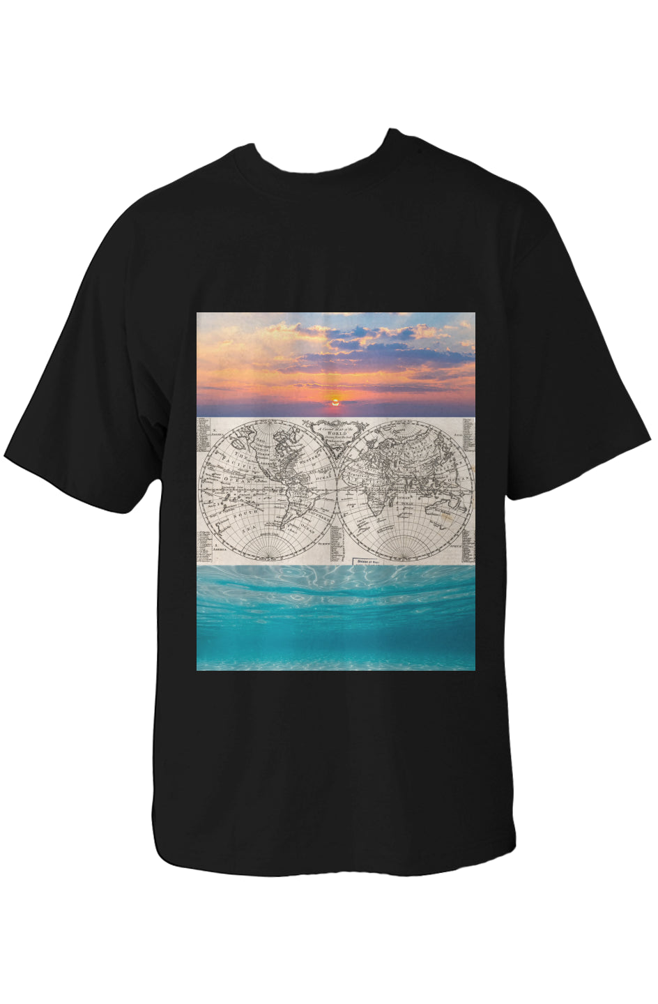 World we see Oversized Heavyweight T Shirt