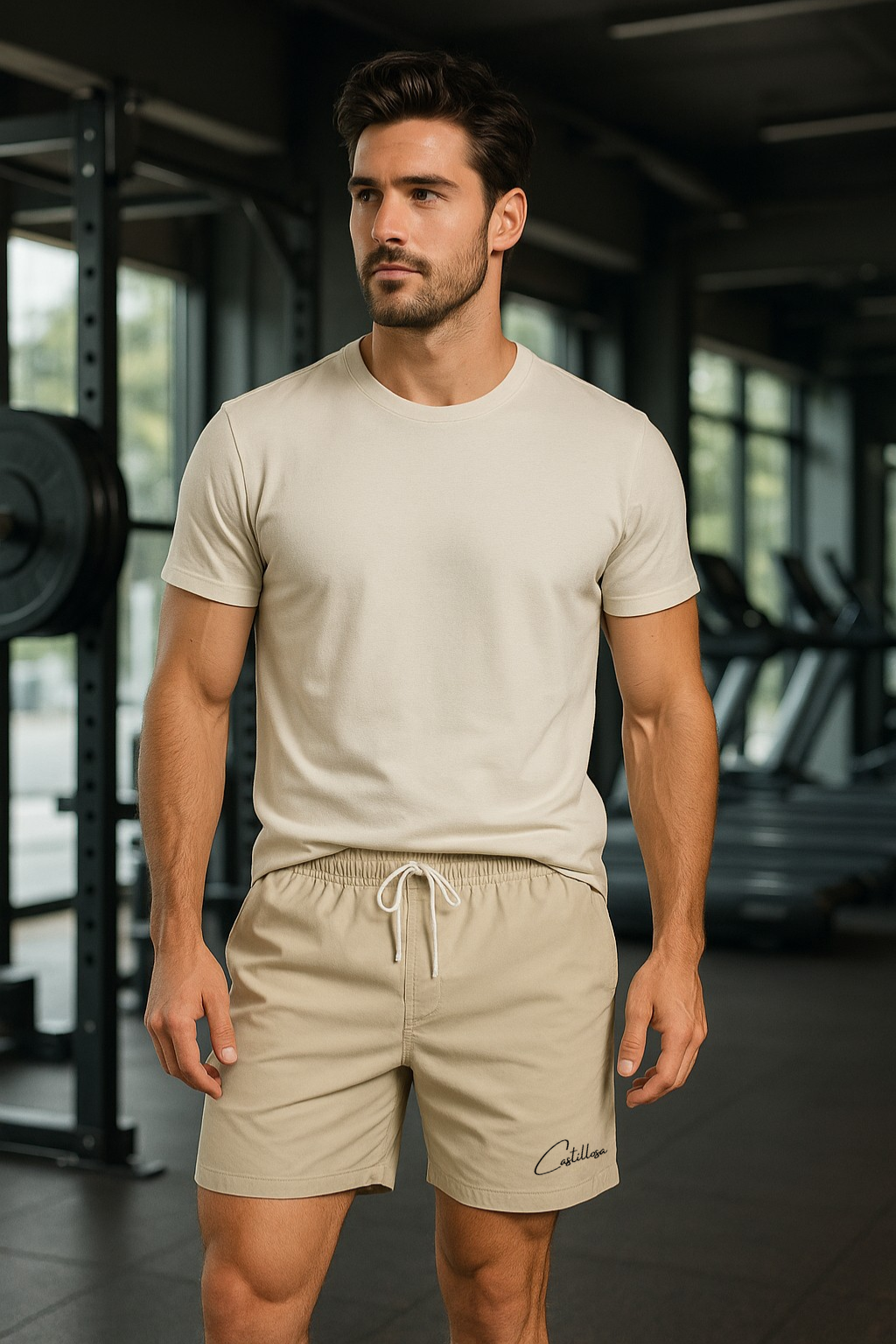 Mens Short Black Logo