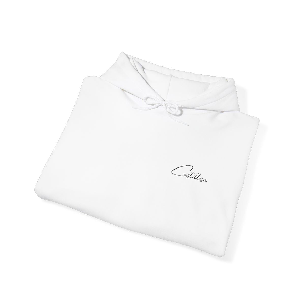 First Edition White Hooded Sweatshirt