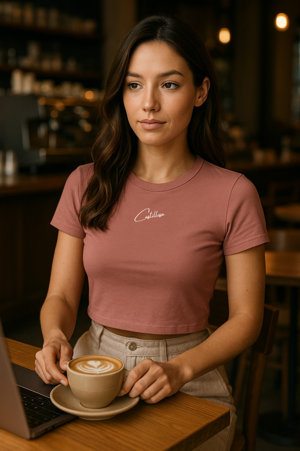 Castillosa Micro Rib Baby Tee