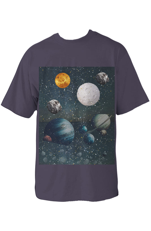 Space Motion Oversized Heavyweight T Shirt