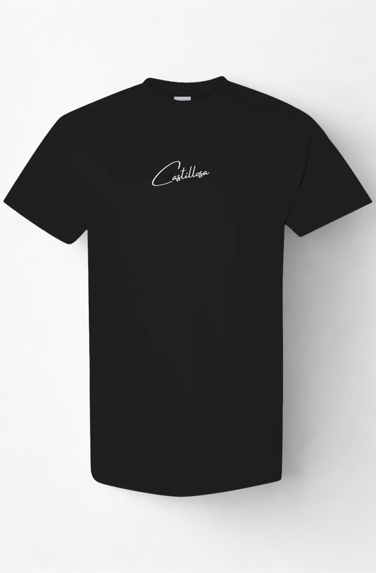 Classic Black Heavyweight Tee Embroidery Logo