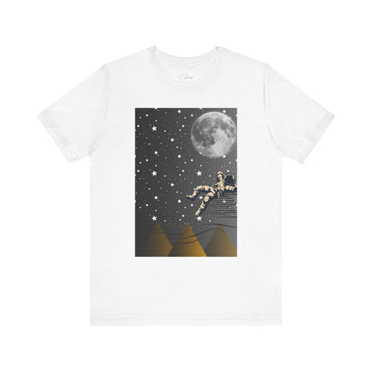 White Space Design Short Sleeve T-Shirt